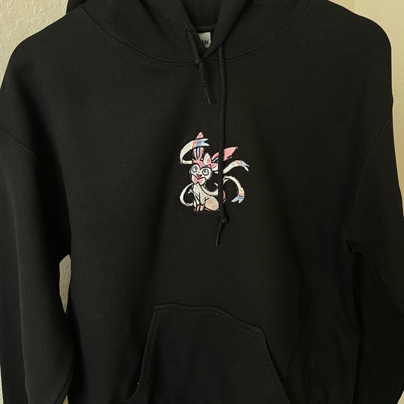 Pokemon  Embroidered sweatshirt Pokemon embroidery Pokemon Anime hoodie New - Picture 3 of 4